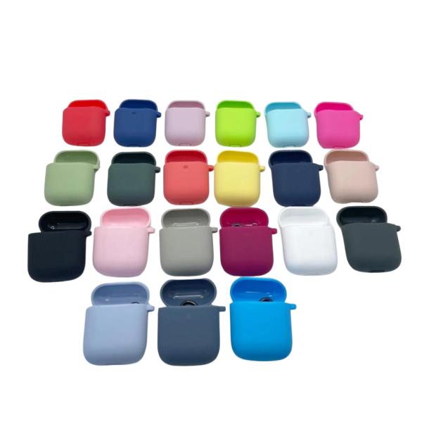 ESTUCHE SILICON COLORES PARA AIRPODS 3ERA GEN CELESTE