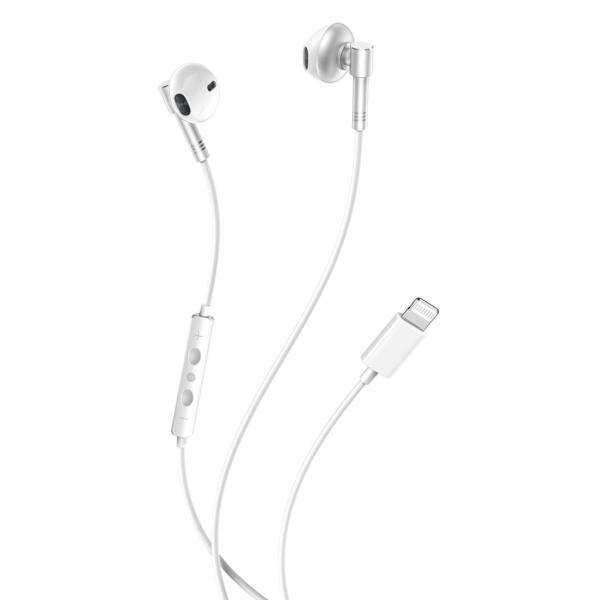 AUDIFONOS LIGHTNING MODELO EP61 XO BLANCO