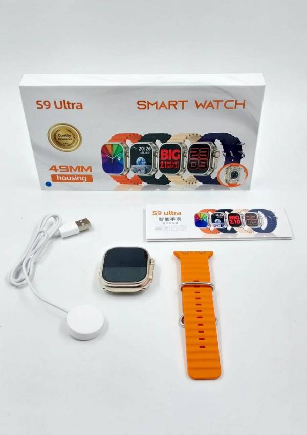 RELOJ INTELIGENTE  S9 ULTRA NARANJA