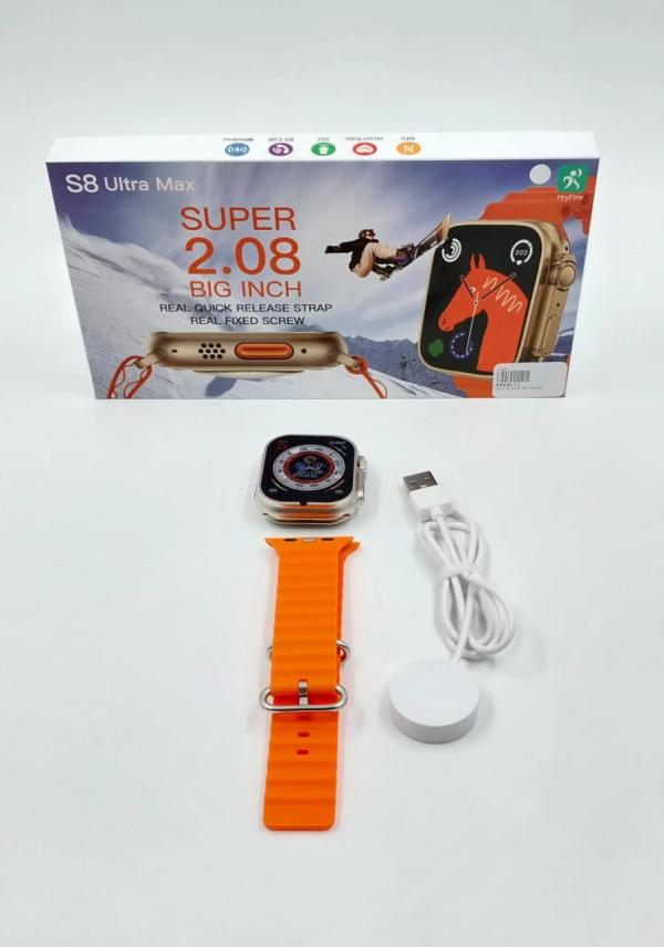 RELOJ INTELIGENTE S8 ULTRA MAX NARANJA