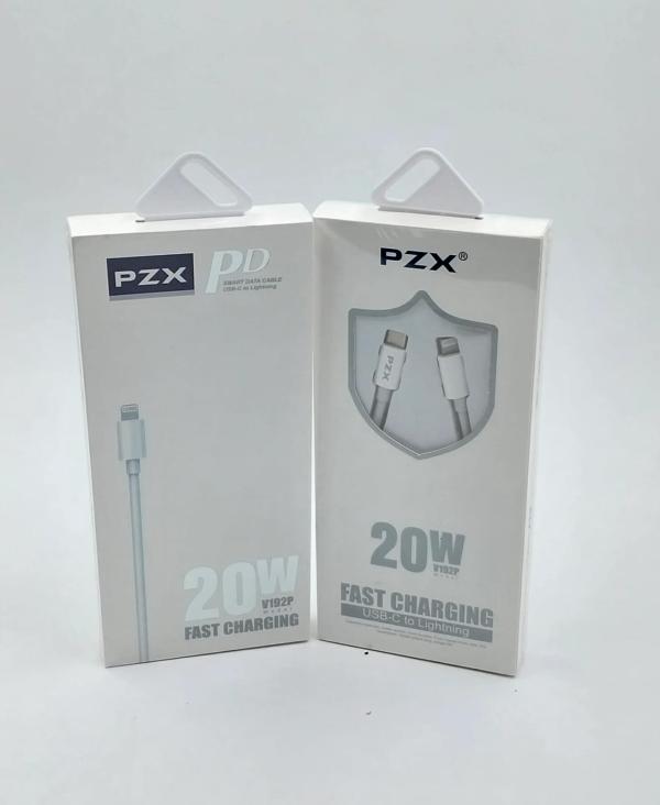 CABLE TIPO C A LIGHTHING MODELO V192P PZX BLANCO 27W