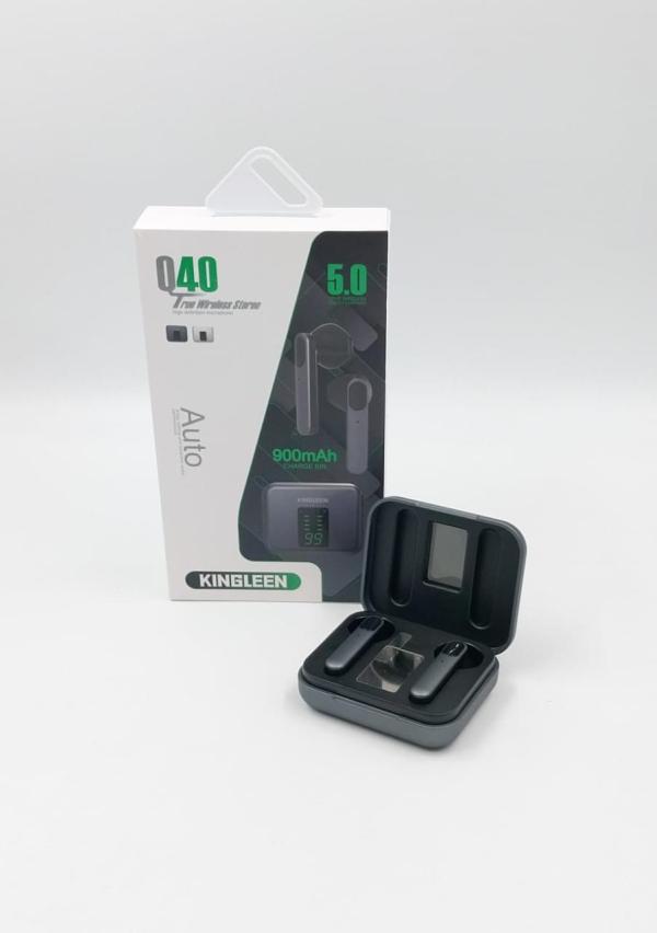 AUDIFONOS INALAMBRICOS MODELO Q40 PZX GRIS