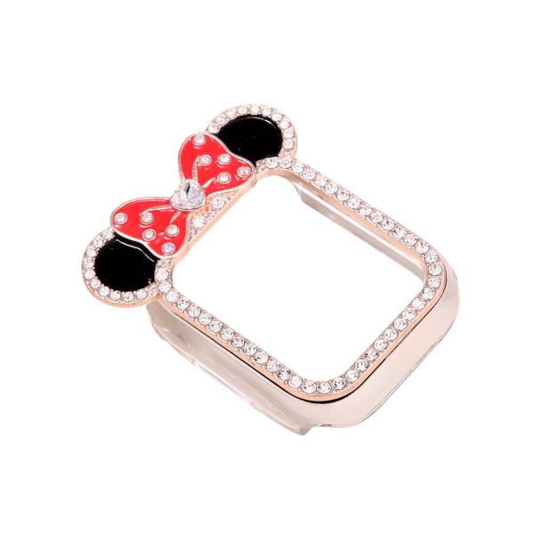 CASE RELOJ CON PROTECTOR DE PANTALLA 45MM MINNIE/ORO ROSA