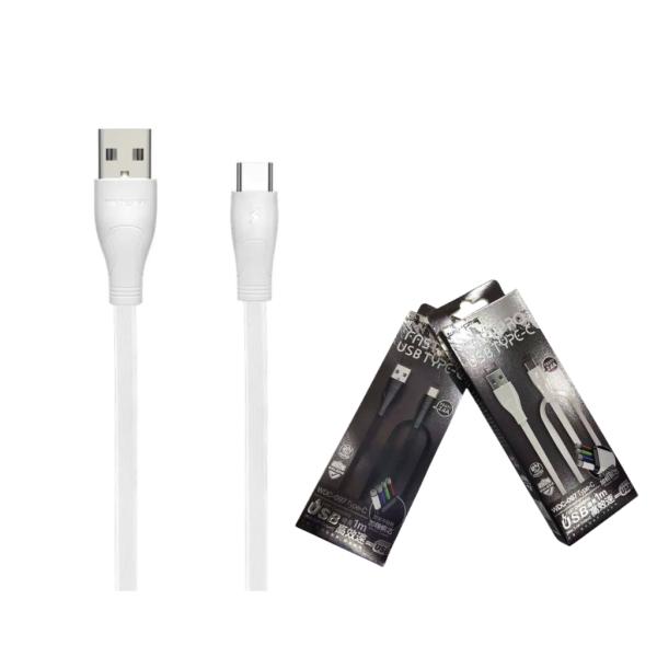 CABLE USB TIPO C MODELO WDC-097 1M WEKOME BLANCO