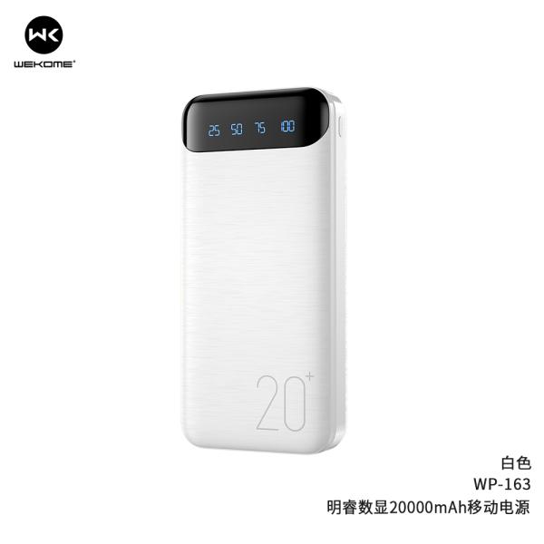 BATERIA DE EMERGENCIA WP-163 MINRE  20000MAH WK BLANCO