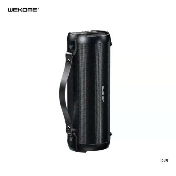 PARLANTE BLUETOOTH MODELO D29 WEKOME NEGRO