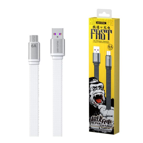 CABLE USB MICRO B WDC-156M  WK DESING BLANCO