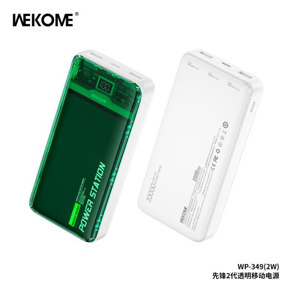 BATERIA DE EMERGENCIA WP-349 20000MAH WK DESING VERDE