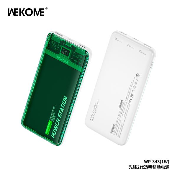 BATERIA DE EMERGENCIA WP-343 10000MAH VERDE