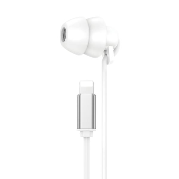 AUDIFONOS LIGHTNING YB02 WK DESING BLANCO