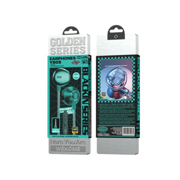 AUDIFONOS MANOS LIBRES LIGTHNING MODELO YB08I WK DESING