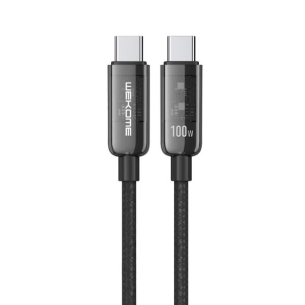 CABLE  USB TIPO C WDC-193A  WK DESING NEGRO