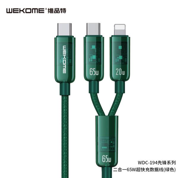 CABLE USB  MULTIPLATAFORMA WDC-194 WK VERDE