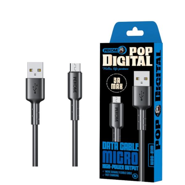 CABLE USB MICRO B WDC-01M WK DESING NEGRO