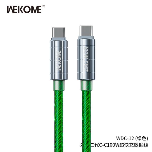 CABLE USB TIPO C WDC-12 VERDE