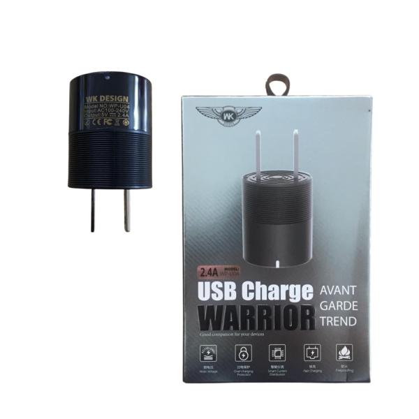 CUBO CARGADOR WP-U04  WK NEGRO