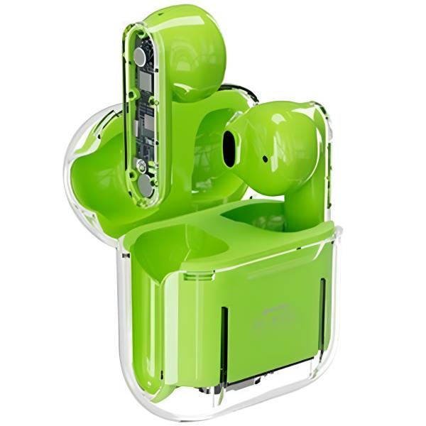 AUDIFONOS INALAMBRICOS BLUETOOTH MODELO PD-BT122 AZEADA VERDE