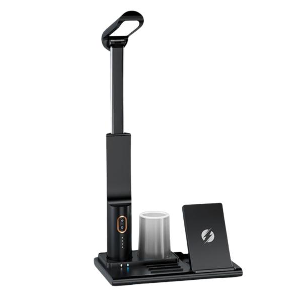 CARGADOR INALAMBRICO MULTIFUNCION MODELO PD-X5 AZEADA NEGRO