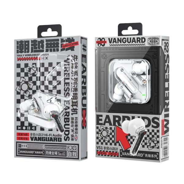 AUDIFONOS INALAMBRICOS BLUETOOTH V51 WEKOME