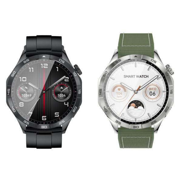 RELOJ DEPORTIVO INTELIGENTE MODELO WATCH4 AMOLED XO VERDE