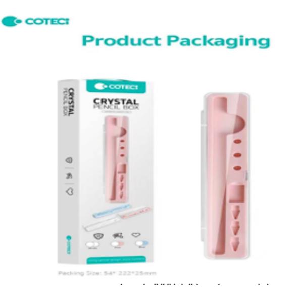 ESTUCHE PLASTICO PARA LAPIZ MODELO 63009 COTECI ROSADO