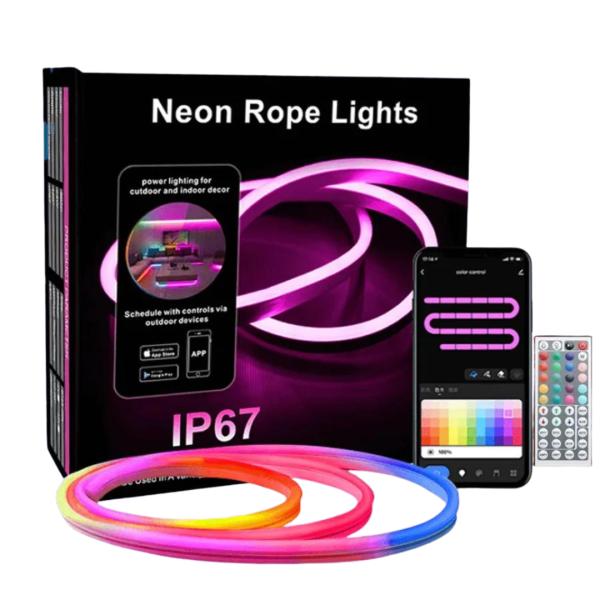 TIRA DE  LUZ NEON 10M RGB