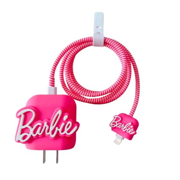ESTUCHE PARA CARGADOR 25W CON DISE&Ntilde;O BARBIE
