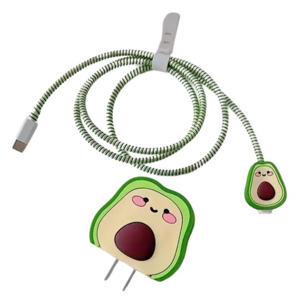 ESTUCHE PARA CARGADOR 25W CON DISE&Ntilde;O AGUACATE