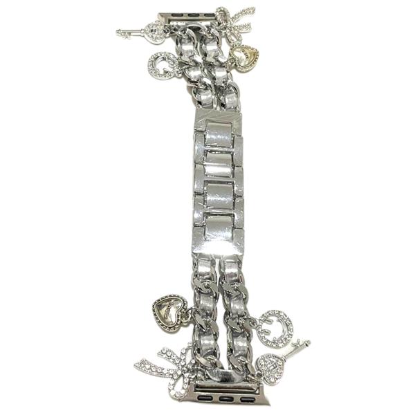 BANDA PARA RELOJ DISE&Ntilde;O LAZOS/PLATEADA 38/41 MM