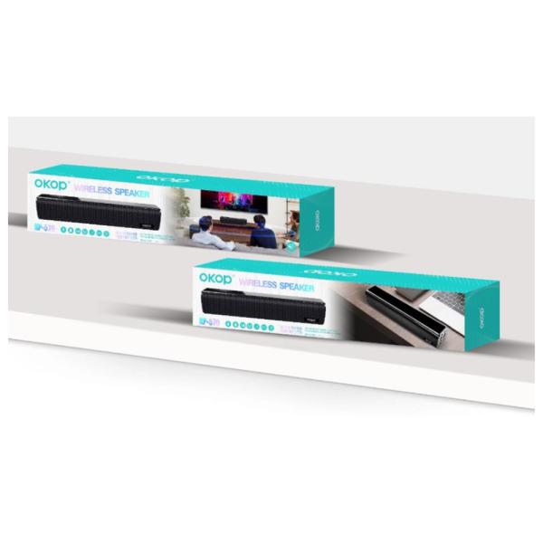 BARRA DE SONIDO MODELO KP-570 OKOP NEGRO BLANCO