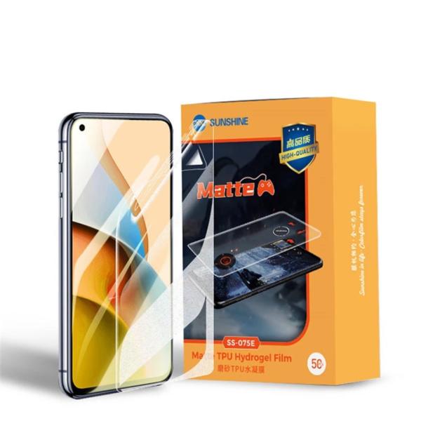 LAMINA HIDROGEL SS-075E MATE SUNSHINE INCLUYE CORTES