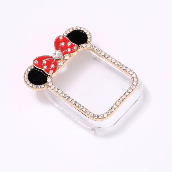 CASE RELOJ CON PROTECTOR DE PANTALLA 41MM MINNIE/DORADO