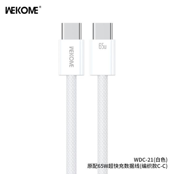 CABLE TIPO C- C  65W MODELO  WDC-21 WEKOME