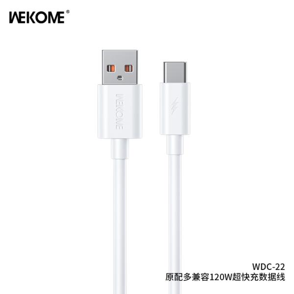 CABLE USB A TIPO C  120W MODELO  WDC-22  WEKOME