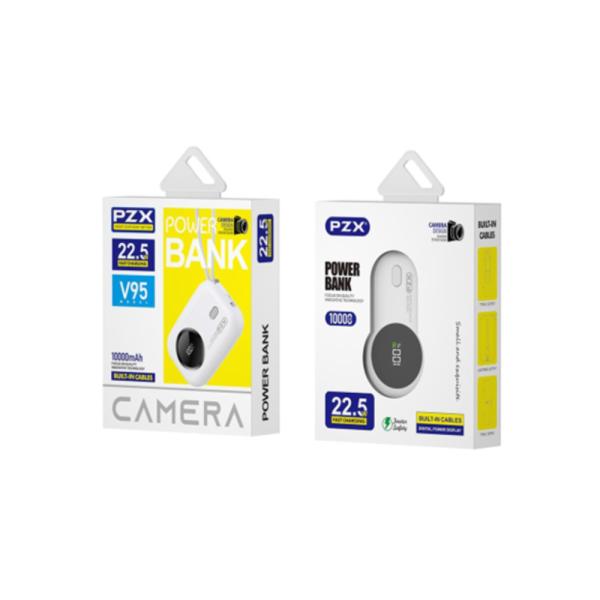 BATERIA EMERGENCIA PD22.5W 10000 MAH MODELO V95 PZX BLANCO