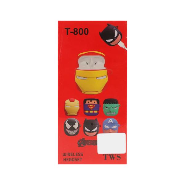 AUDIFONOS BLUETOOTH DISE&Ntilde;O SUPER HEROES  MODELO T-800 CAPITAN AMERICA