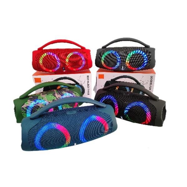 PARLANTE BLUETOOTH BOOMS BOX 3 RGB NEGRO