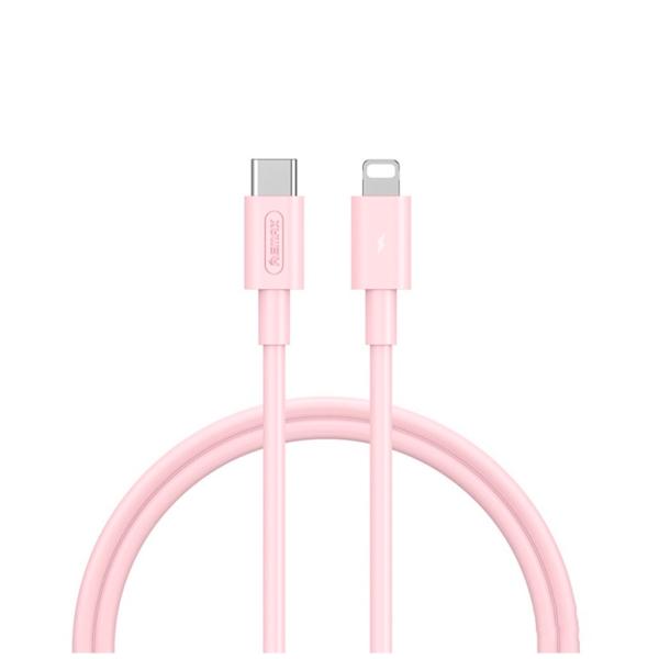 CABLE TIPO C LIGHTNING RC-175i REMAX ROSADO