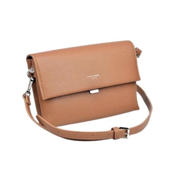 BOLSO CRUZADO  MODELO CM6919A CAFE CLARO