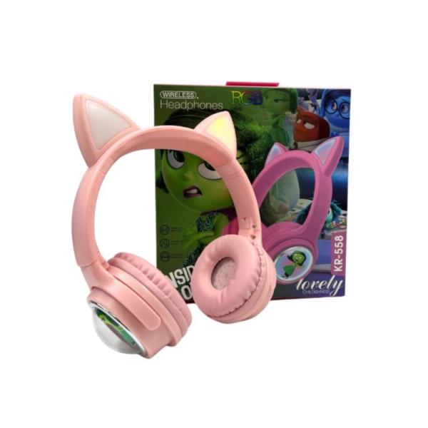 AUDIFONOS DIADEMA BLUETOOTH MODELO KR-558 DESAGRADO